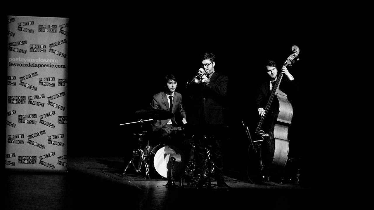 Le trio jazz Grüv’n Brass (de g. à dr. : Éric Thibodeau, Nicolas Boulay et Sébastien Pellerin)